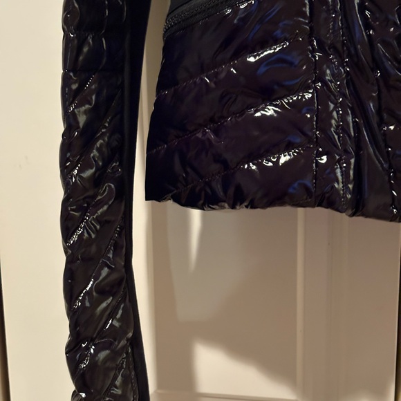 Blanc Noir Quilted Jacket Shiny Black - Picture 5 of 13